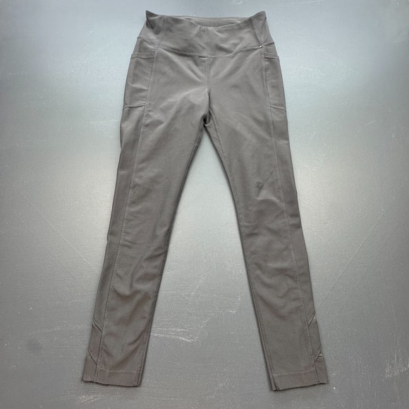 Mondetta Performance Leggings Women's Medium Gray Stretch Pockets Yoga Workout - Picture 1 of 11
